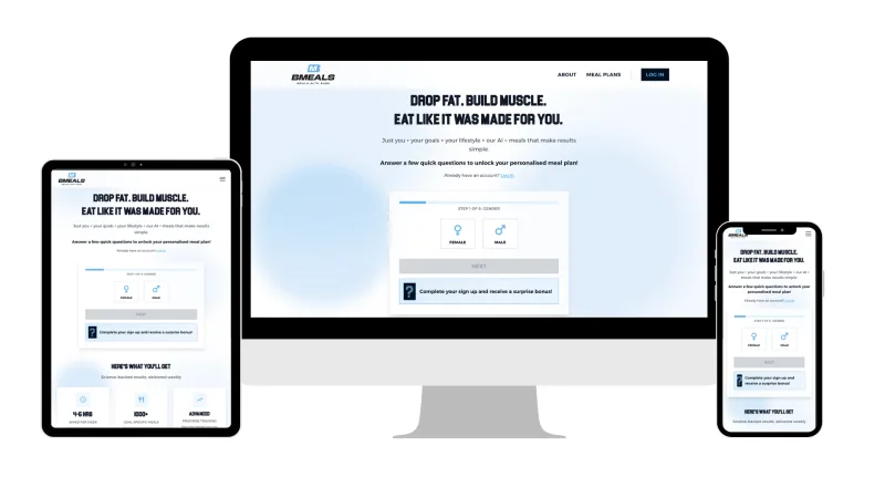BMeals portfolio preview