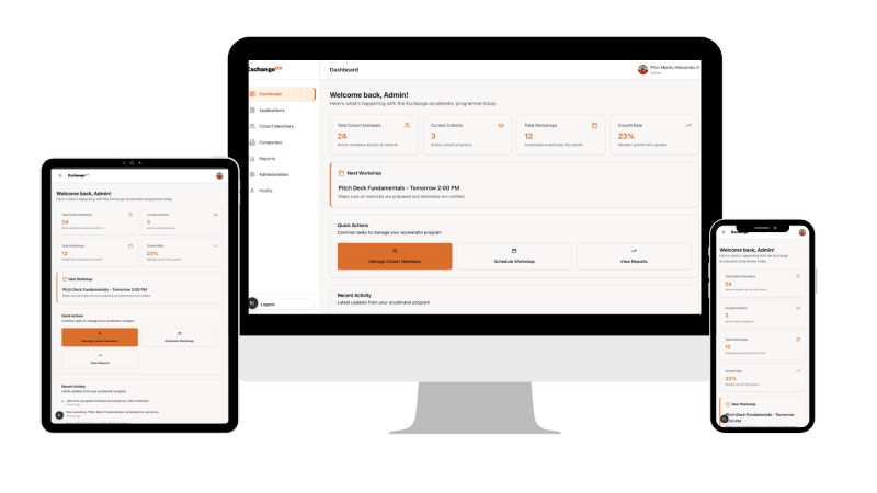 ExchangeOS portfolio preview