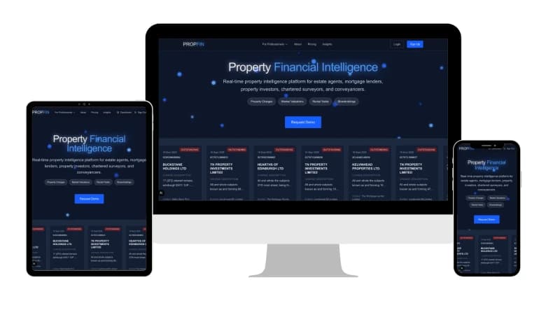 PROPFIN portfolio preview