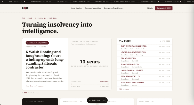 LIQUI portfolio preview